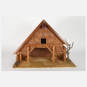 Alpenländische Weihnachtskrippe