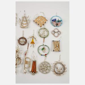 Konvolut Gablonzer Christbaumschmuck