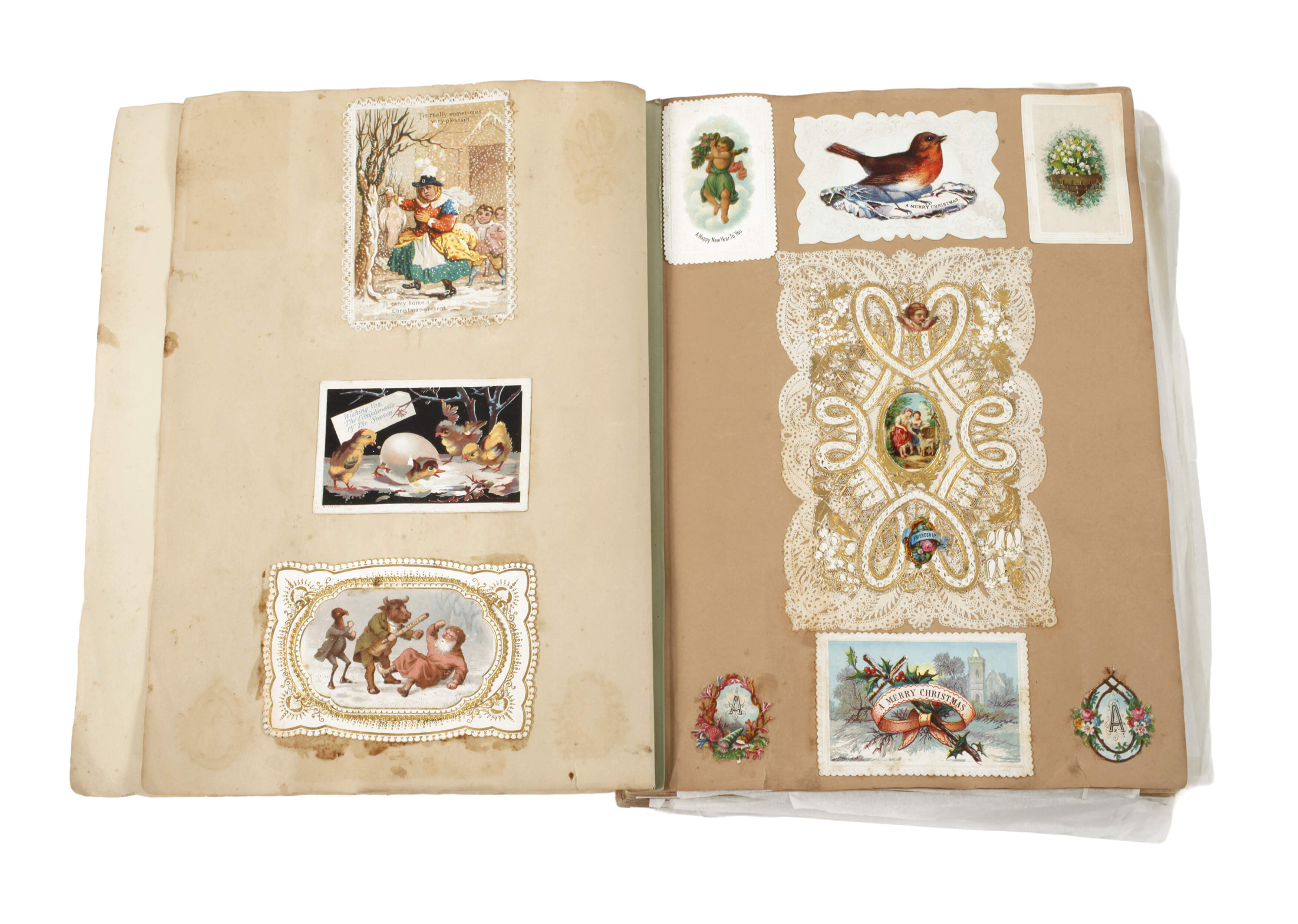 Luxuspapier-Album England