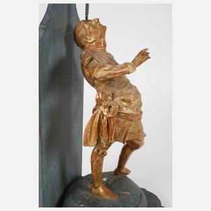 Barocke Sägeuhr "Gaukler"