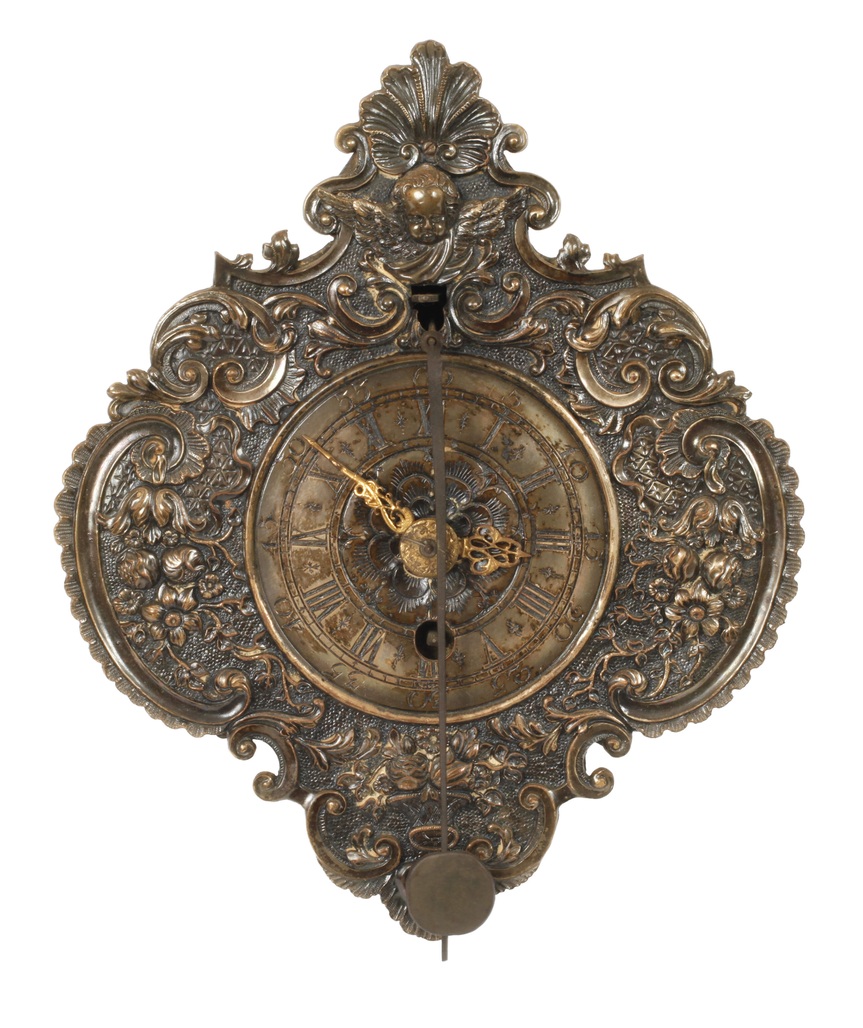 Kleine barocke Telleruhr