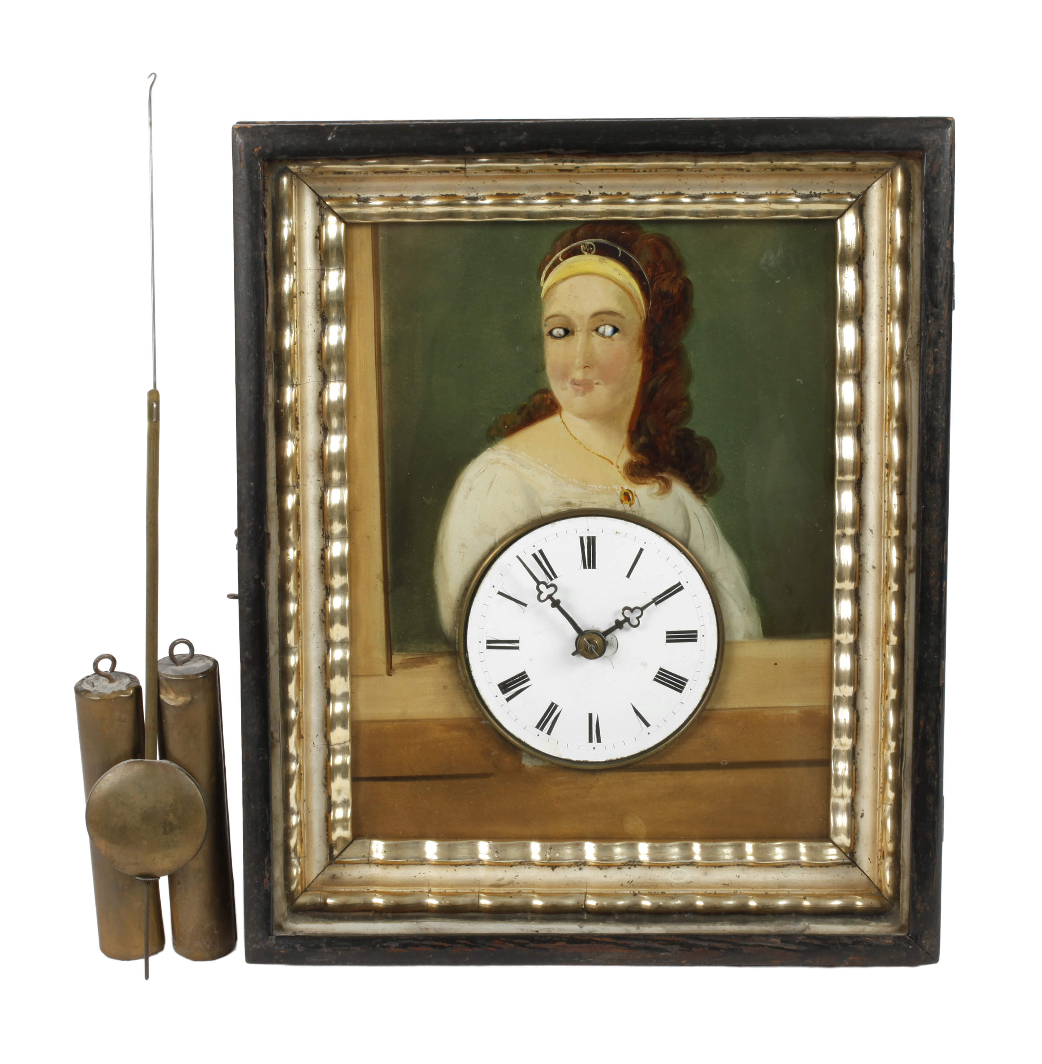 Schwarzwälder Rahmenuhr Augenwender