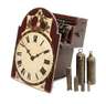 Seltene Schwarzwälder Lackschilderuhr mit Carillon
