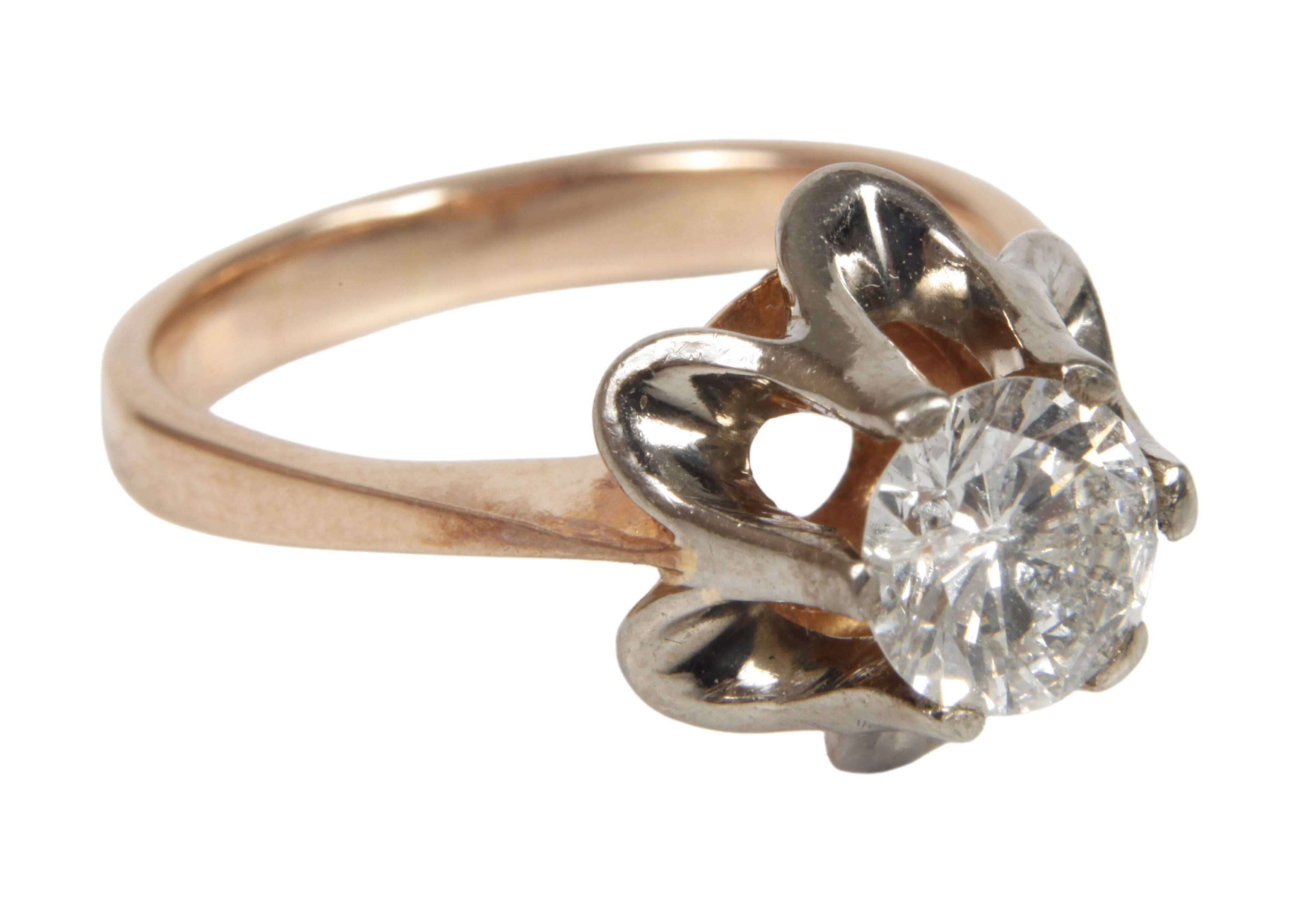 Solitärring mit Brillant