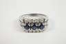 Damenring mit Saphiren und Brillanten