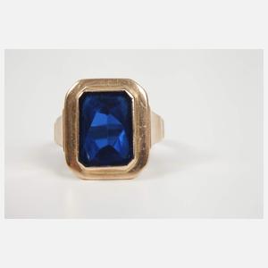 Herrenring mit Steinbesatz