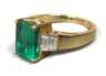 Hochwertiger Smaragdring