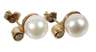 Paar Ohrstecker mit Perlen und Brillanten