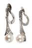 Paar Ohrhänger mit Perlen
