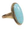 Damenring mit Türkis