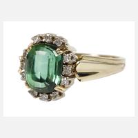 Feiner Damenring mit Turmalin und Diamanten111