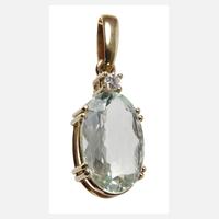 Anhänger mit feinem Aquamarin111