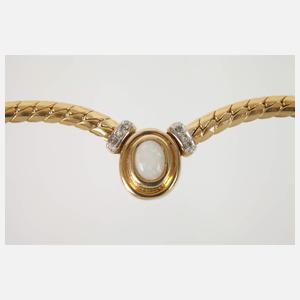 Collier mit Edelopal