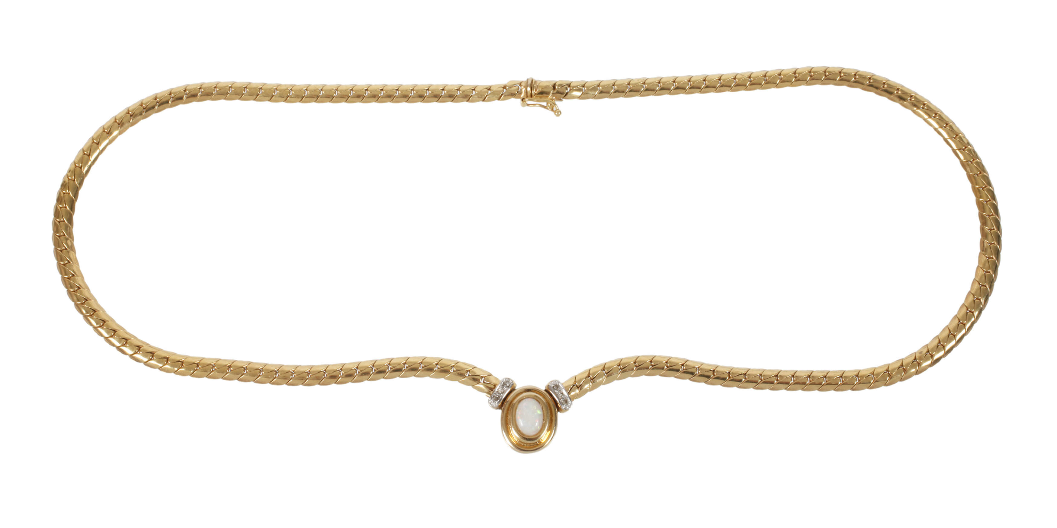 Collier mit Edelopal