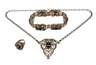 Schmuckset mit Granaten