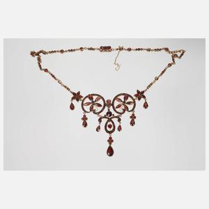 Hochwertiges Schmuckset mit Granaten