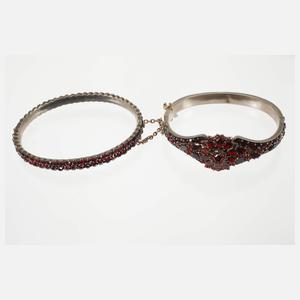 Konvolut Granatschmuck