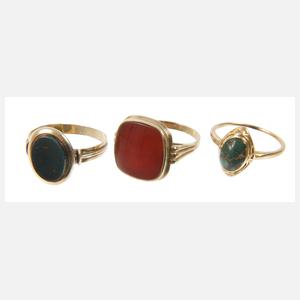 Konvolut historische Ringe