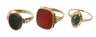 Konvolut historische Ringe