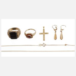 Konvolut Goldschmuck
