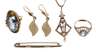 Konvolut Goldschmuck
