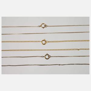 Konvolut historischer Goldschmuck