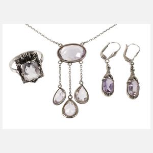 Schmuck mit Amethystbesatz