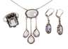 Schmuck mit Amethystbesatz