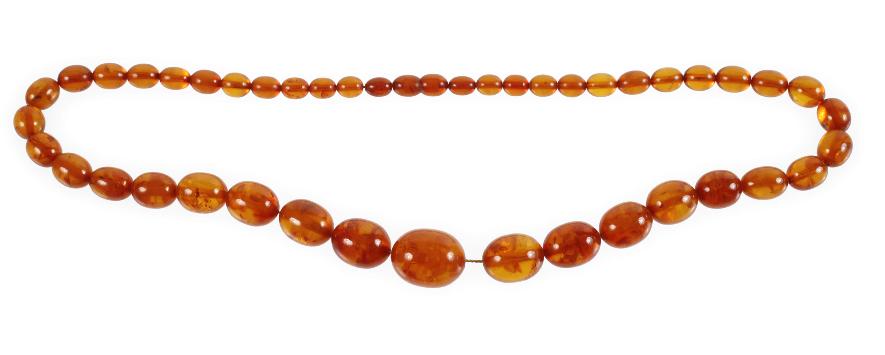 Langes Bernsteincollier