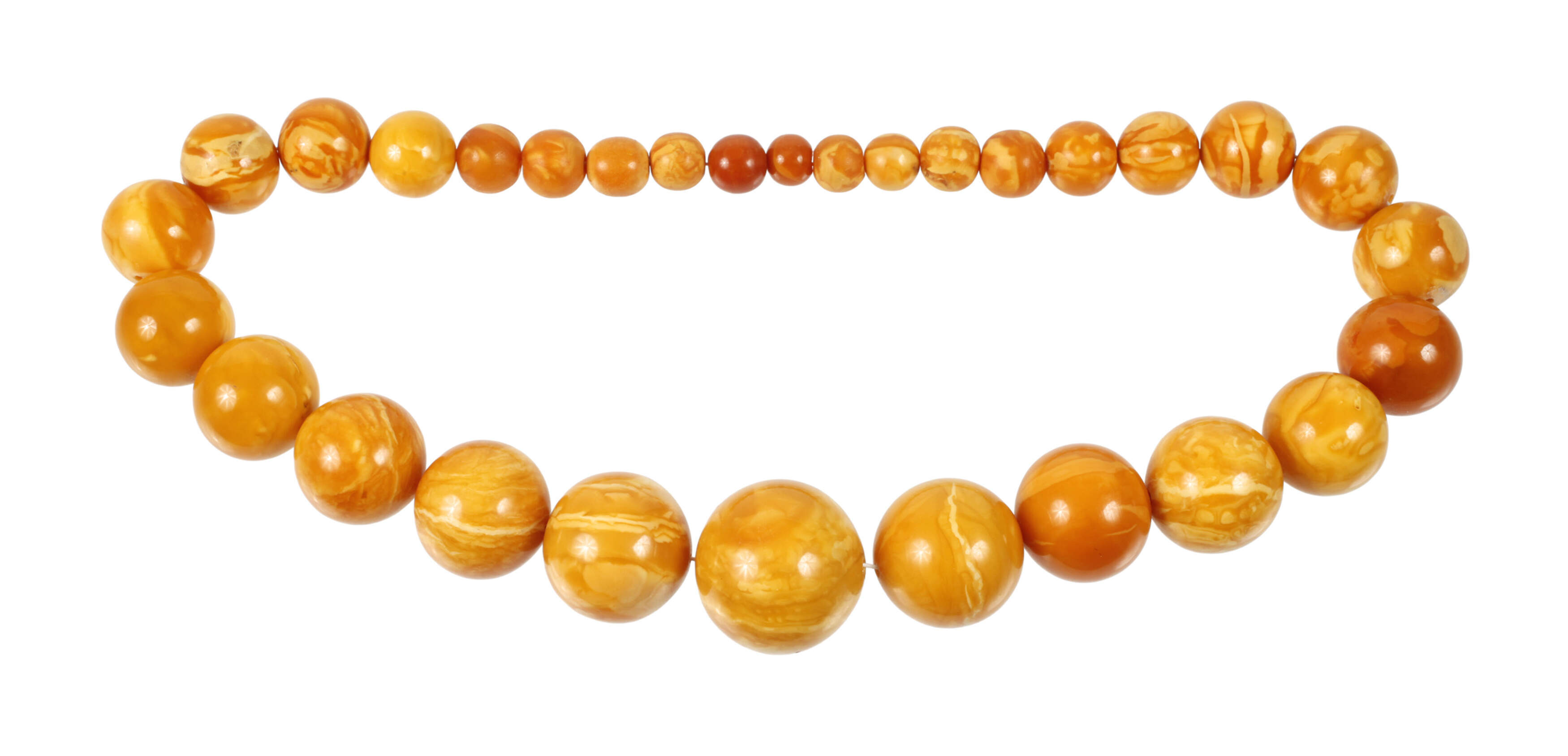 Bernsteincollier Butterscotch