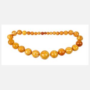 Bernsteincollier Butterscotch