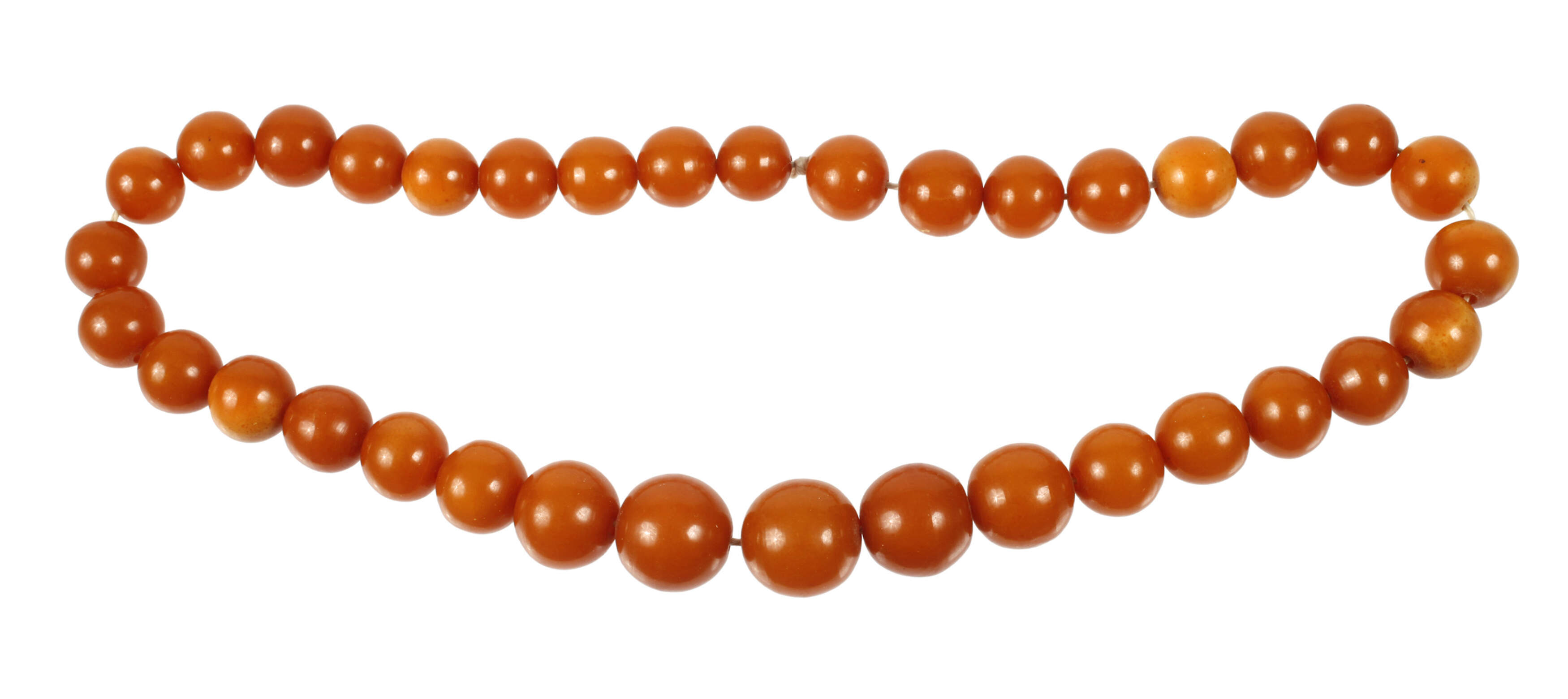 Langes Bernsteincollier