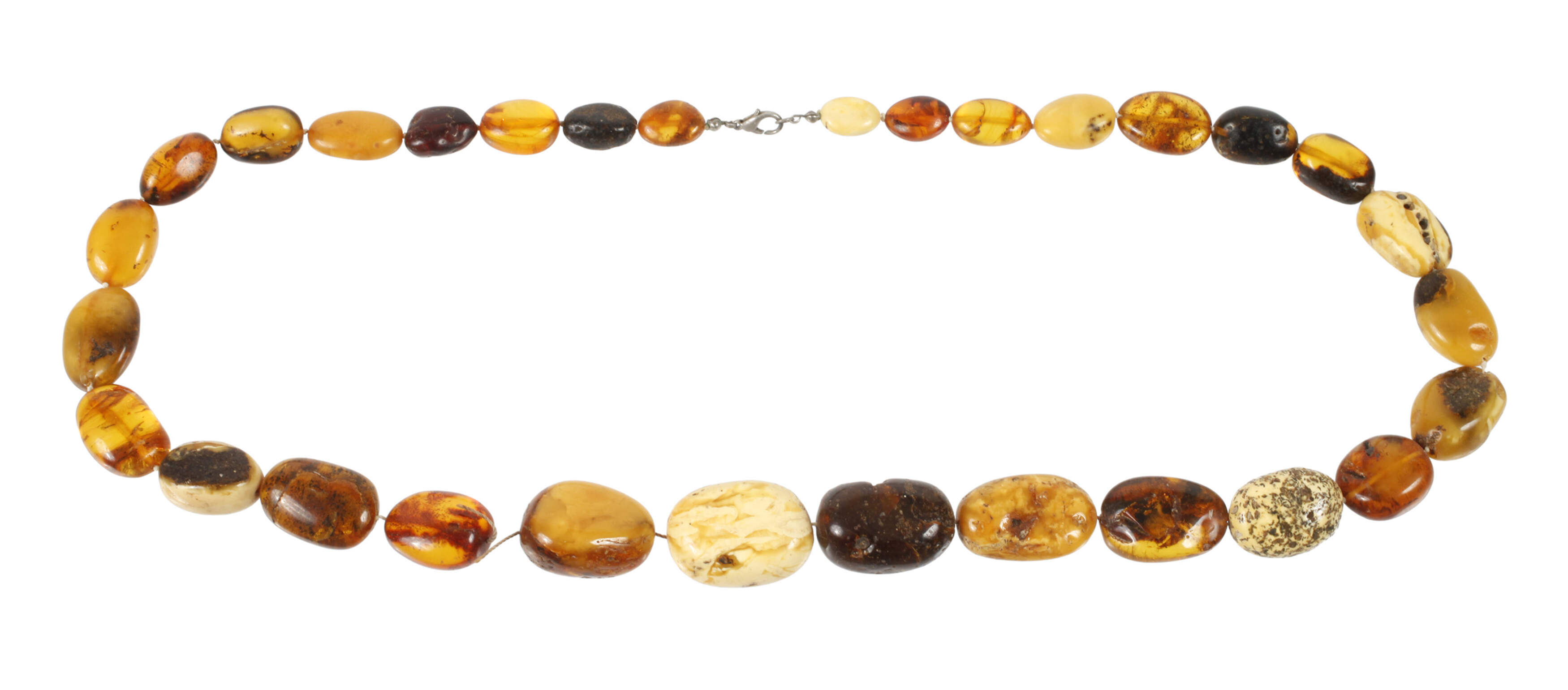 Langes Bernsteincollier