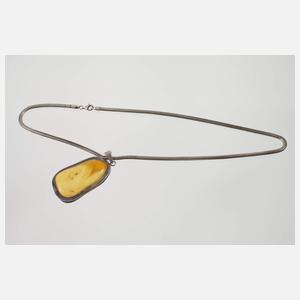 Anhänger mit Butterscotch-Bernstein