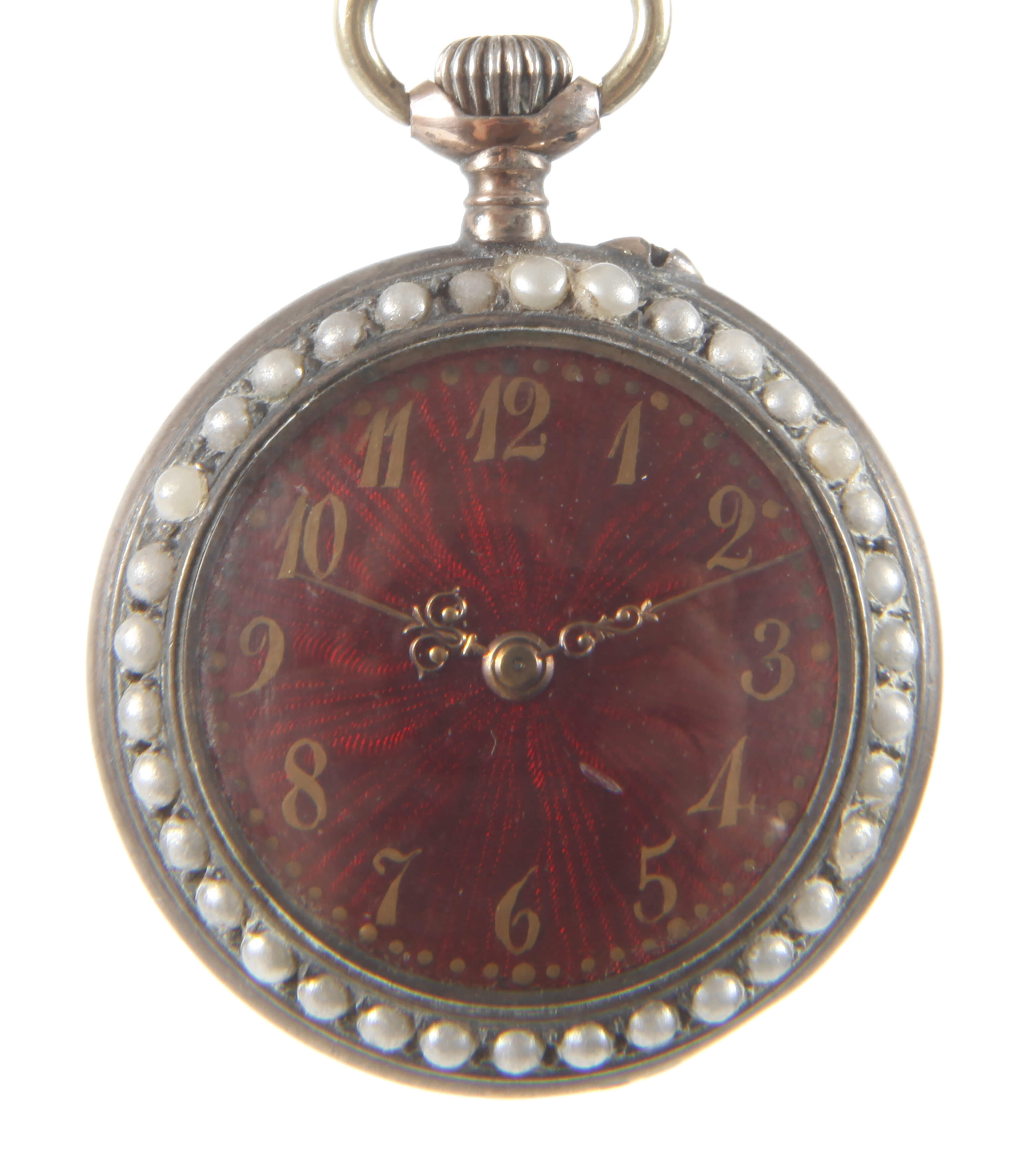 Damenhängeuhr mit Kette