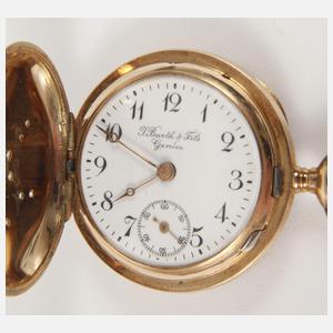 Feine Damenhängeuhr Gold