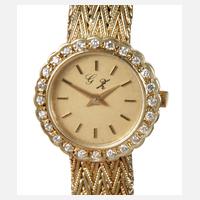Damenuhr Gold mit Brillanten111