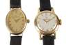 Zwei Damenuhren Gold
