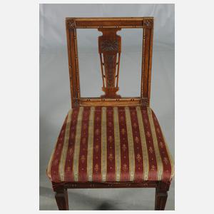 Vier Stühle Louis-seize