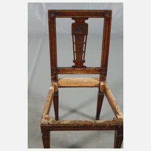 Vier Stühle Louis-seize