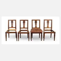 Vier Stühle Louis-seize111
