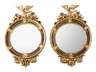 Paar dekorative Wandspiegel