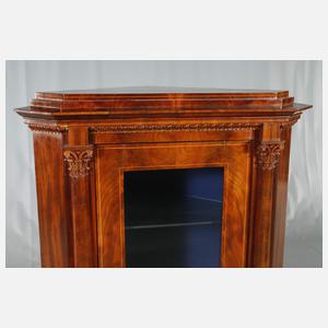 Eckvitrine Biedermeier