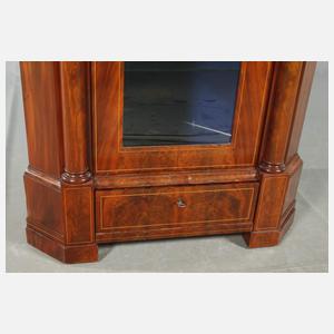 Eckvitrine Biedermeier