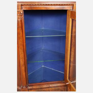 Eckvitrine Biedermeier