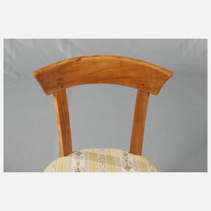 Satz von sechs Stühlen Biedermeier