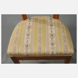 Satz von sechs Stühlen Biedermeier