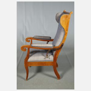 Ohrenbackensessel Biedermeier