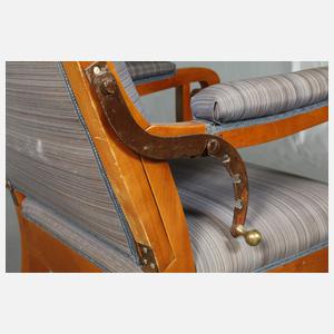 Ohrenbackensessel Biedermeier