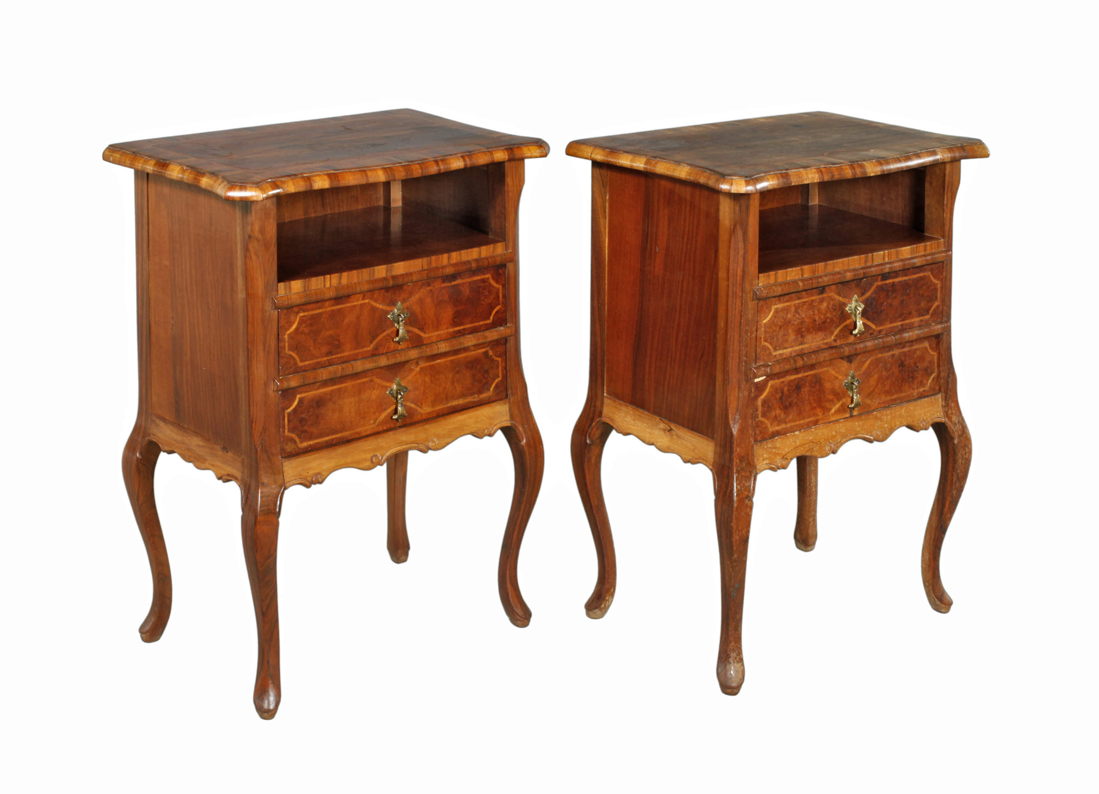 Paar Nachtschränkchen Neobarock